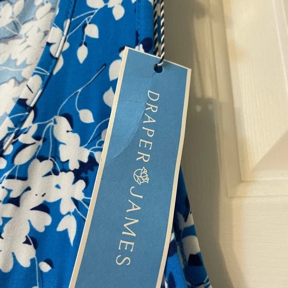 Draper James Nightgown Blue Floral Size S/M - Picture 4 of 8